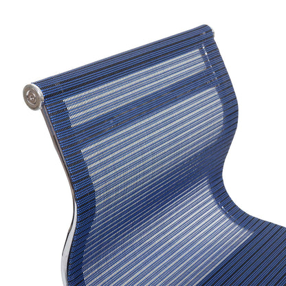 Bureaustoel MCW-K53, bureaustoel bureaustoel computerstoel, netbespanning stof/textiel ~ blauw