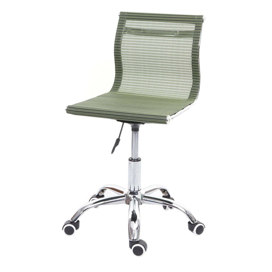 Bureaustoel MCW-K53, bureaustoel bureaustoel computerstoel, netbespanning stof/textiel ~ groen