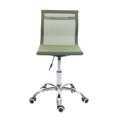 Bureaustoel MCW-K53, bureaustoel bureaustoel computerstoel, netbespanning stof/textiel ~ groen