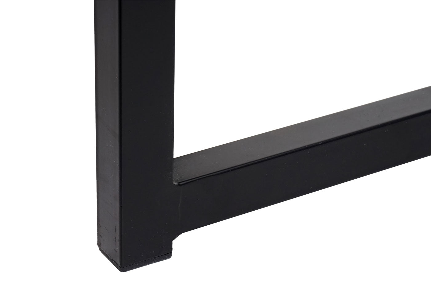 Bureau MCW-K67 opvouwbaar, consoletafel opvouwbare laptoptafel opbergtafel, 80x45cm, metaal MDF ~ zwart