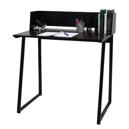 Bureau MCW-K69, laptop bureau bureau, 82x51cm 3D structuur, metaal MDF ~ zwart