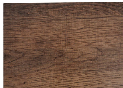 TV-rek MCW-K75, TV-tafel TV-plank, schuifdeuren opbergvakken, hout-look industrieel metaal 43x150x40cm ~ bruin