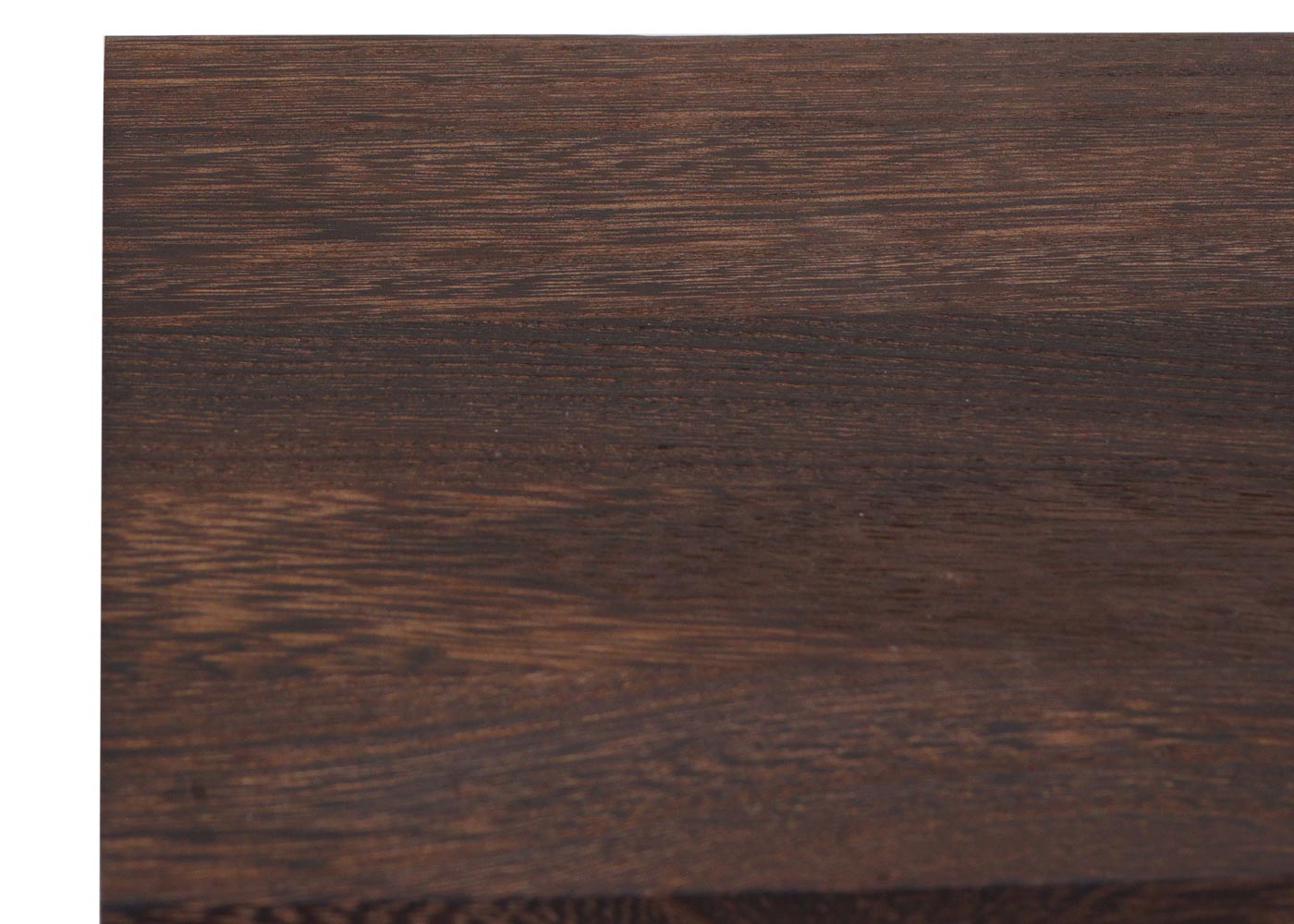 Wandplank MCW-K78, hangende plank, zwevende plank, 3 planken massief hout industrieel 60x60x18cm ~ donkerbruin, metaal zwart