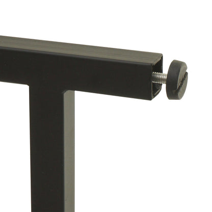 Bureau met legplank MCW-K81, laptoptafel bureau werktafel, 100x60cm metaal MDF ~ grijsbruin