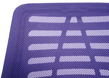Bureaustoel MCW-L44, bureaustoel computerstoel, ergonomische rugleuning, netbespanning stof/textiel ~ paars