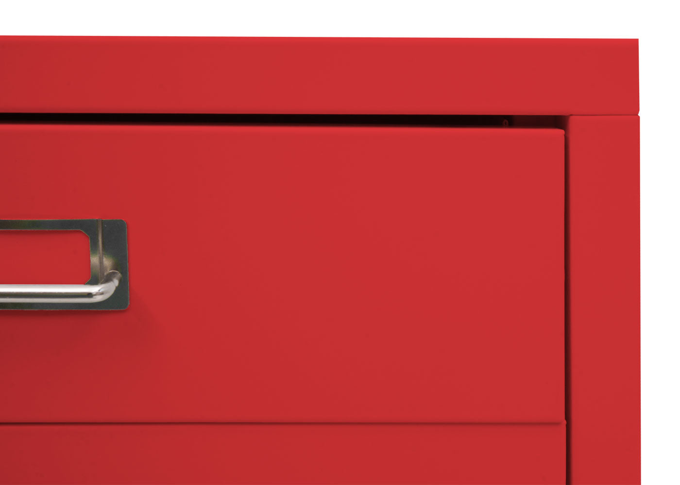 Verrijdbare ladekast MCW-L49, stalen ladekast archiefkast, metaal 115x40x41cm 8 laden ~ rood