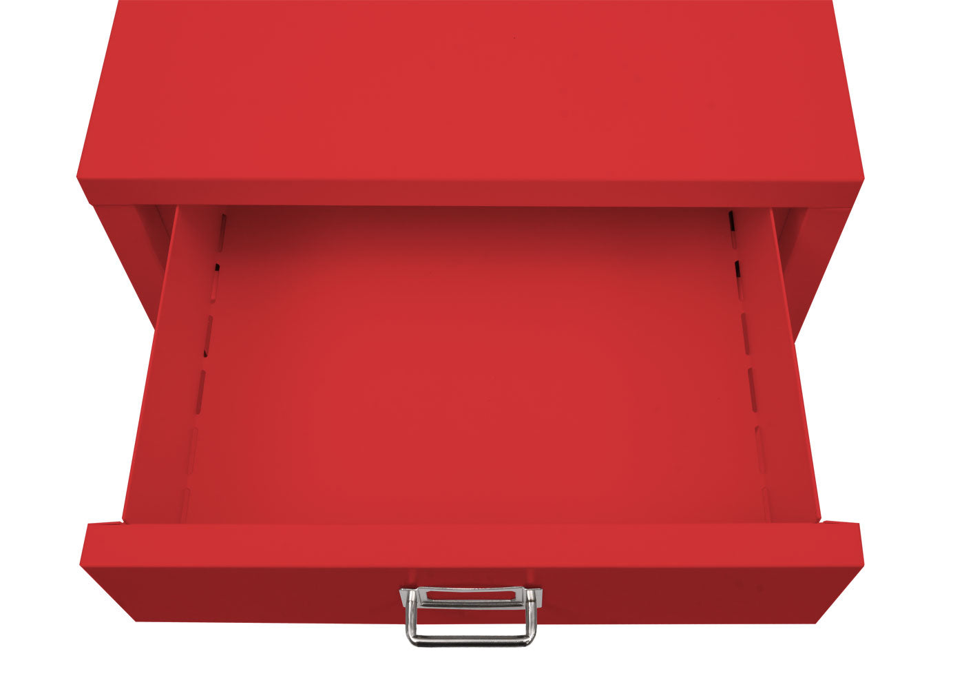 Verrijdbare ladekast MCW-L49, stalen ladekast archiefkast, metaal 115x40x41cm 8 laden ~ rood