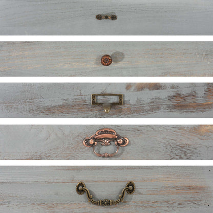 Staande plank Plantenplank Bloemenstandaard, 169x43x32cm, shabby look, vintage ~ grijs
