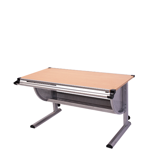 Bureau voor kinderen/jongeren Bureau voor scholen Bureau voor kantoren Oxford, in hoogte verstelbaar, kantelbaar ~ groen
